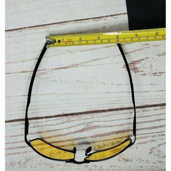 Gold Tinted Polarized Lens Brown Frame Booroot Stylish Sunglasses With Case - Picture 9 of 12